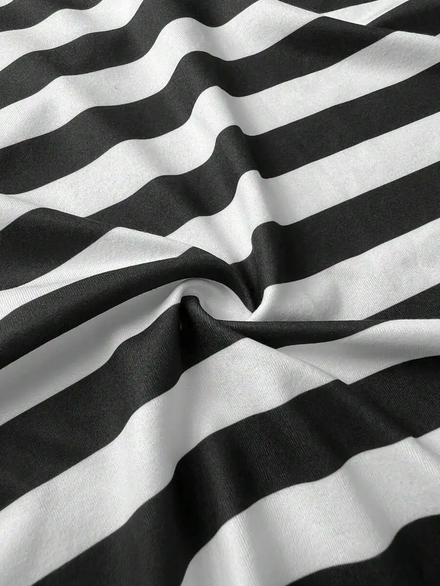 Plus Size Sleeveless Striped Elegant Vintage Dress For Women
Plus Size Sleeveless Striped Elegant Vintage Dress For Women