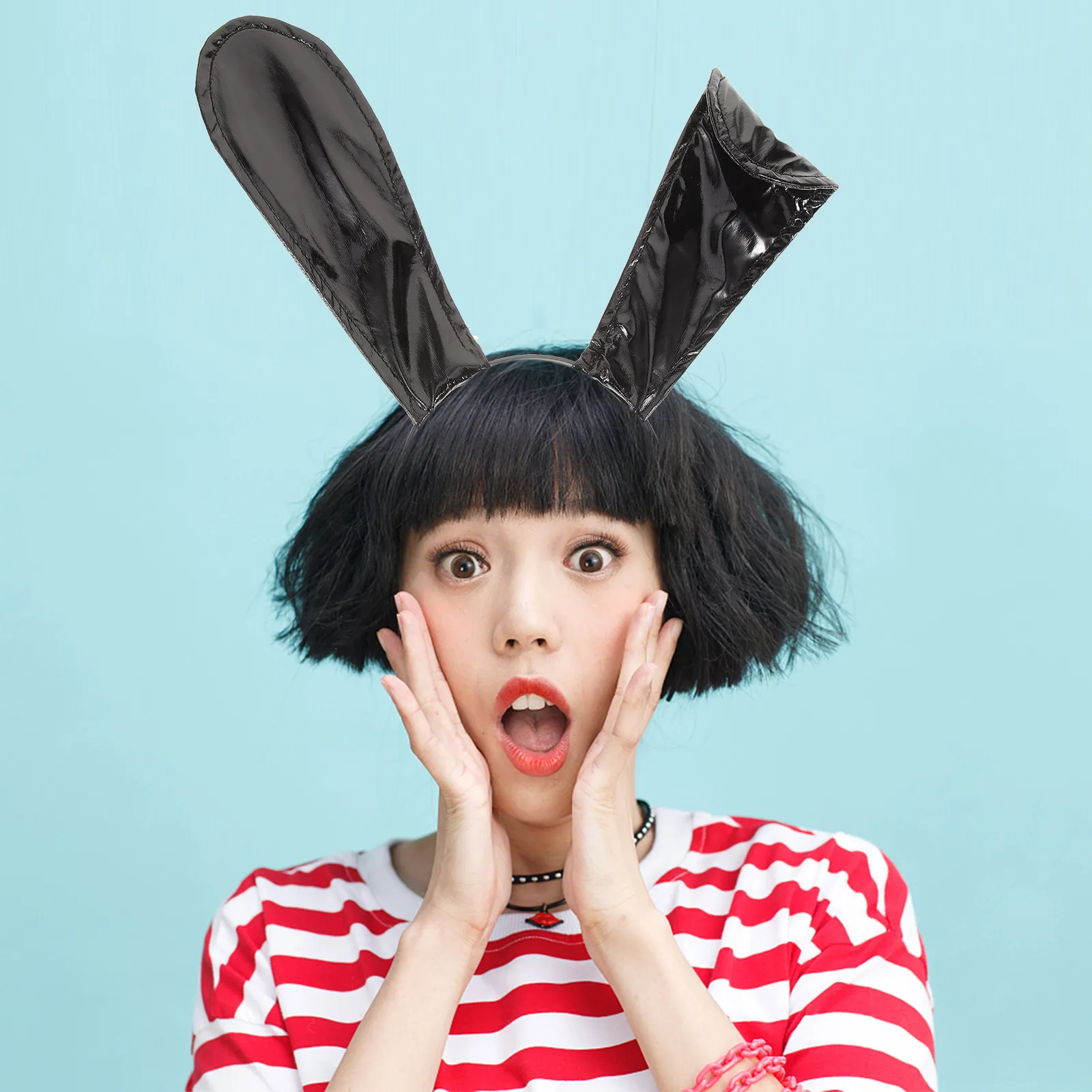 Bunny Ears Headband for Women Black Rabbit Ears Headpiece Comfortable Adjustable Party Cosplay Accessory Easter Halloween
Bunny Ears Headband for Women Black Rabbit Ears Headpiece Comfortable Adjustable Party Cosplay Accessory Easter Halloween
