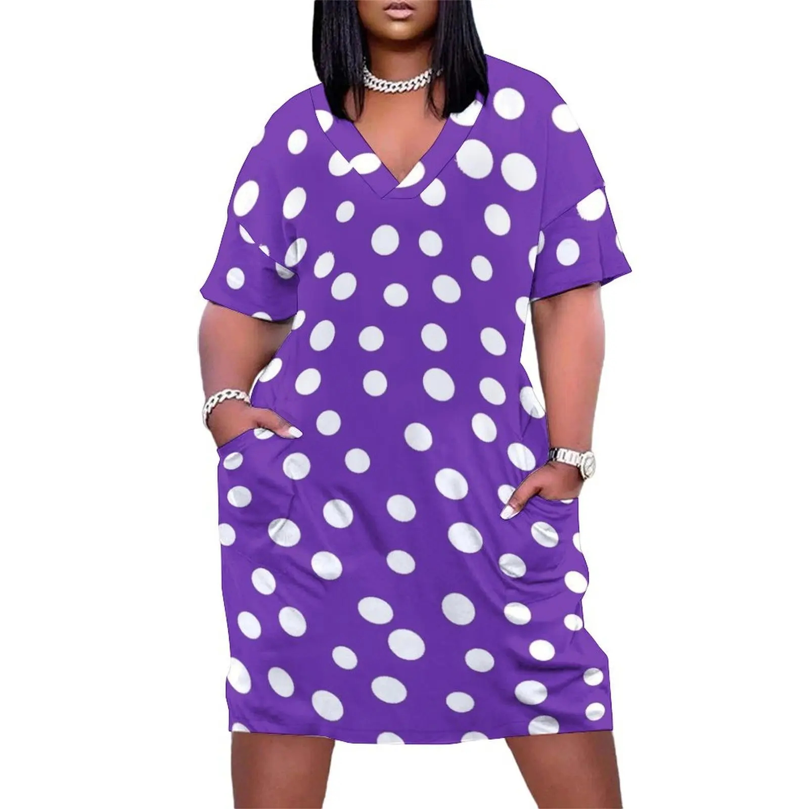 Polka Dots Universe Loose Pocket Dress birthday dresses for women women's summer dress 2025 Dress for girls
Polka Dots Universe Loose Pocket Dress birthday dresses for women women's summer dress 2025 Dress for girls