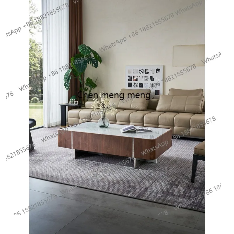 Italian minimalist luxury stone coffee table large apartment light luxury designer natural marble coffee table
Italian minimalist luxury stone coffee table large apartment light luxury designer natural marble coffee table