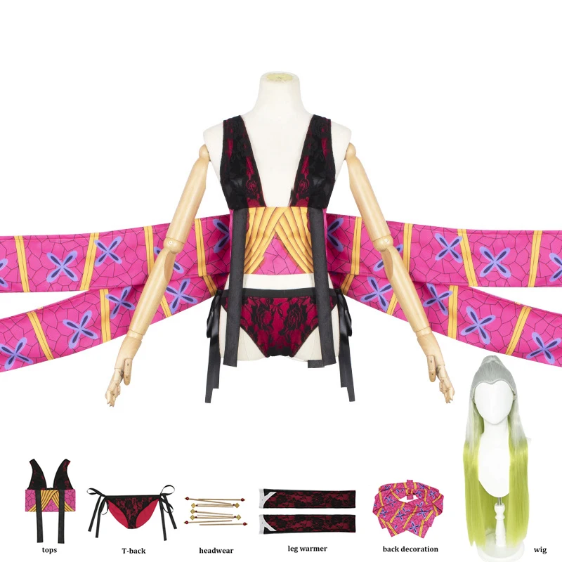 Daki Cosplay Demon Slayer Cosplay Costume Wig Women Halloween Carnival Party Comic-con Role Playing Dress up Outfits
Daki Cosplay Demon Slayer Cosplay Costume Wig Women Halloween Carnival Party Comic-con Role Playing Dress up Outfits