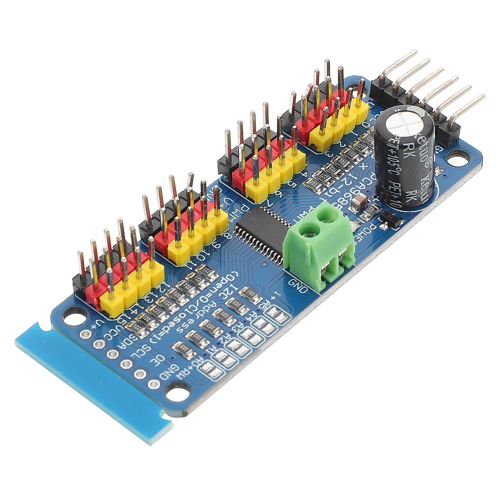 16 Channel Pwm Servo Motor Driver Board Robotics Automation Module For Smart Robot Car Kits Engineering Projects Educational
16 Channel Pwm Servo Motor Driver Board Robotics Automation Module For Smart Robot Car Kits Engineering Projects Educational