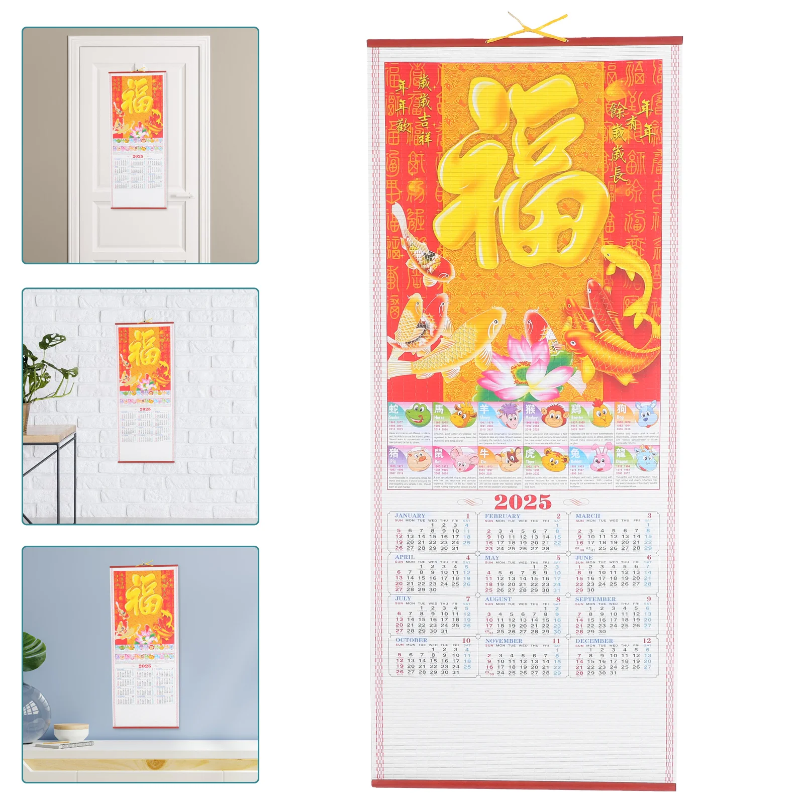 2025 Snake Year Wall Hanging Calendar With Clear Printing Large Sturdy Office Home Decorative Calendar For Household Room Use
2025 Snake Year Wall Hanging Calendar With Clear Printing Large Sturdy Office Home Decorative Calendar For Household Room Use