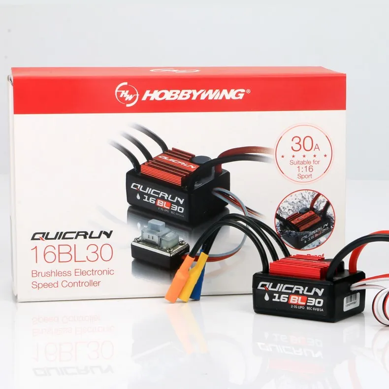 ESC 16BL30C Two-way brushless ESC waterproof and violent 30A sensory brushless ESC
ESC 16BL30C Two-way brushless ESC waterproof and violent 30A sensory brushless ESC