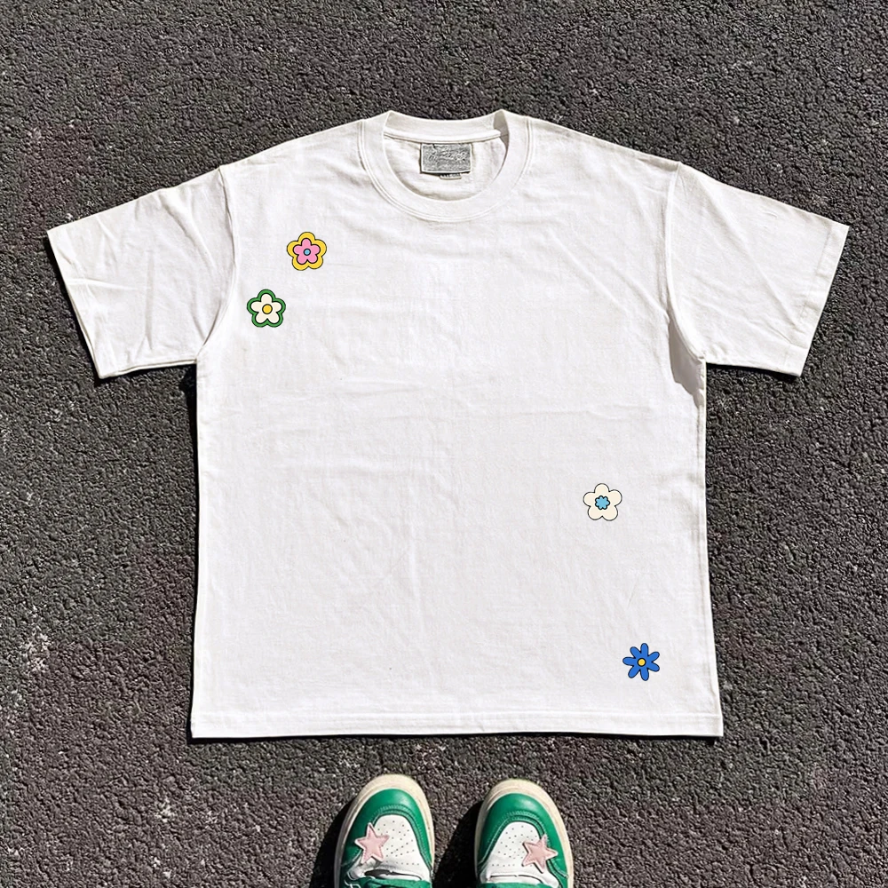 Wang Studio 240G Versatile Floral ort Sve T-irt for Students ex Simple Design Faionable Sun Protection Clothing
Wang Studio 240G Versatile Floral ort Sve T-irt for Students ex Simple Design Faionable Sun Protection Clothing