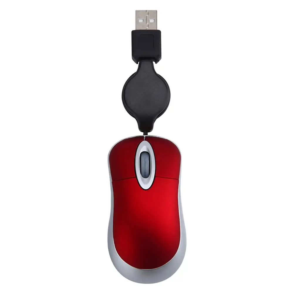 Wired Mouse USB Laptop Small Notebook Computer Telescopic Retractable Cord Silent Portable Mini Travel 1600DPI Optical
Wired Mouse USB Laptop Small Notebook Computer Telescopic Retractable Cord Silent Portable Mini Travel 1600DPI Optical