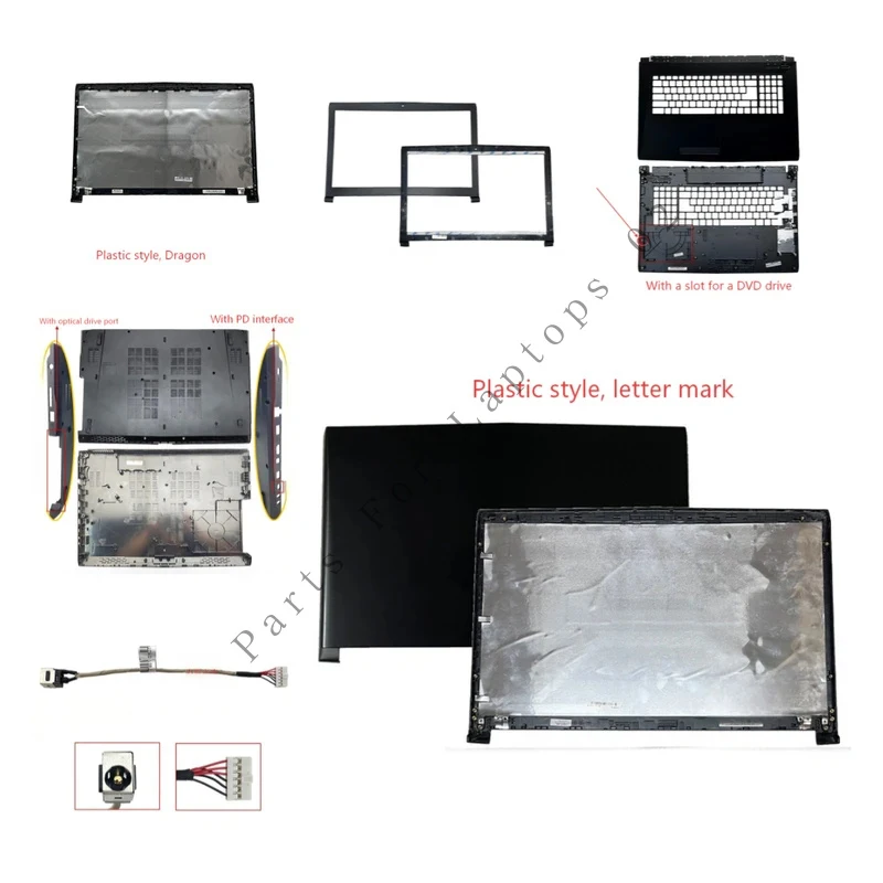 Screen Top Cover Bezel Palmrest Bottom Case ABCDShell Suitable for MSI GP72 GL72 GL72M GF72 GV72 MS-179B MS-1795-79-1799 MS-1793
Screen Top Cover Bezel Palmrest Bottom Case ABCDShell Suitable for MSI GP72 GL72 GL72M GF72 GV72 MS-179B MS-1795-79-1799 MS-1793