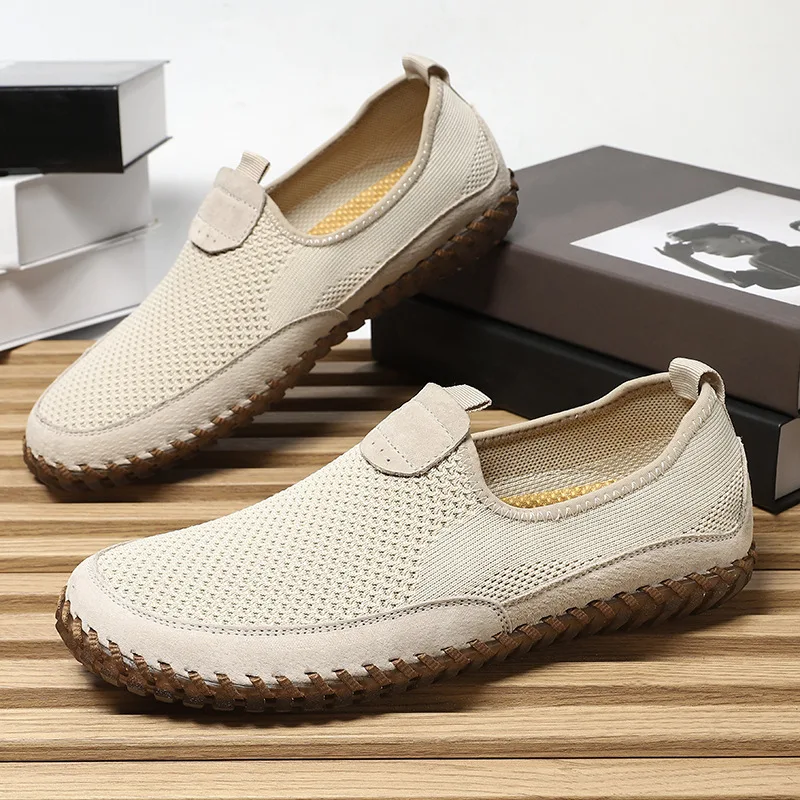 Men's Casual Shoes Summer Outdoor Breathable Mesh Men Shoes Fashion Casual Sneakers Flat Men Moccasin Shoes Soft Walking Shoe
Men's Casual Shoes Summer Outdoor Breathable Mesh Men Shoes Fashion Casual Sneakers Flat Men Moccasin Shoes Soft Walking Shoe