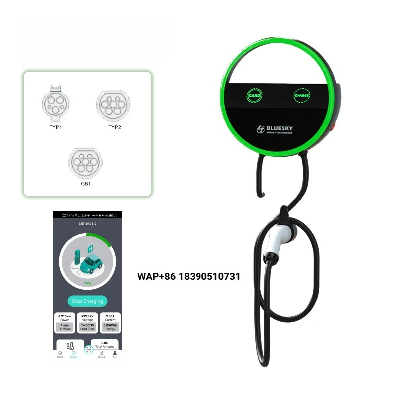 Customizable 7KW AC Wall-mounted EV Charging Station New CE Certified for Home & Commercial Use
Customizable 7KW AC Wall-mounted EV Charging Station New CE Certified for Home & Commercial Use