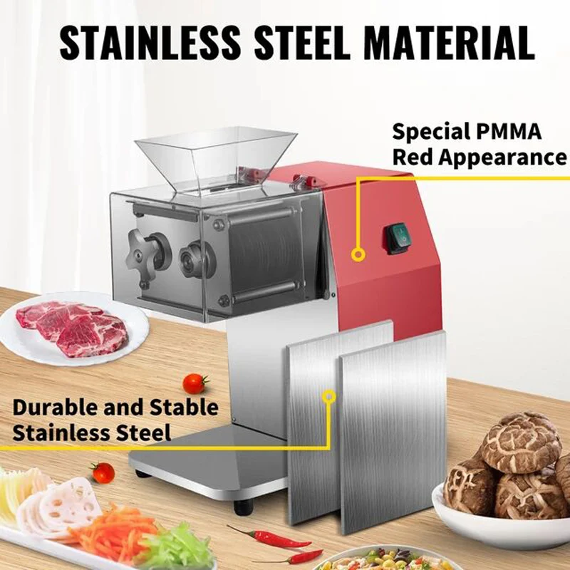 New Product Automatic Meat Slicer Stainless Steel Beef Slicer Shredded 220V /110V Meat Cutter Machine
New Product Automatic Meat Slicer Stainless Steel Beef Slicer Shredded 220V /110V Meat Cutter Machine
