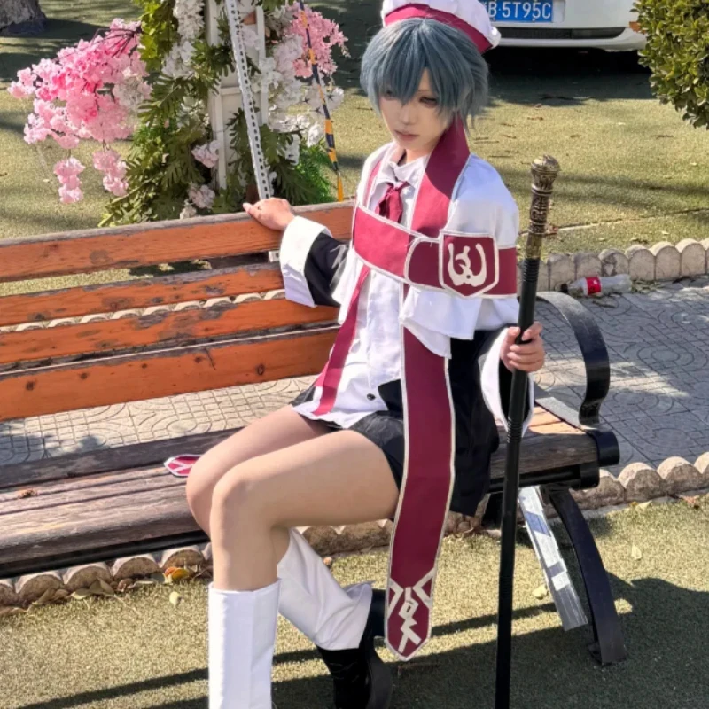 Ciel Phantomhive Cosplay Costume Black Butler Church Choir Uniform Full Set White Coat Shawl Hat for Men Halloween Stage ,[6jh
Ciel Phantomhive Cosplay Costume Black Butler Church Choir Uniform Full Set White Coat Shawl Hat for Men Halloween Stage ,[6jh