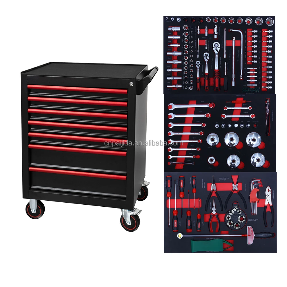 Tool Cabinet Combo 158Pcs With Complete Socket & Hand Tool Set Heavy Duty Mechanic Garage Repair Tool Cabinet TrolleyATV&UTV
Tool Cabinet Combo 158Pcs With Complete Socket & Hand Tool Set Heavy Duty Mechanic Garage Repair Tool Cabinet TrolleyATV&UTV