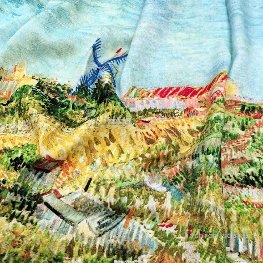 Художественный стиль, картина маслом, ветряная мельница, растительный сад, модная женская шаль, большой квадратный шарф, головной платок, шарф, топ, шарф, оптовая продажа
Художественный стиль, картина маслом, ветряная мельница, растительный сад, модная женская шаль, большой квадратный шарф, головной платок, шарф, топ, шарф, оптовая продажа