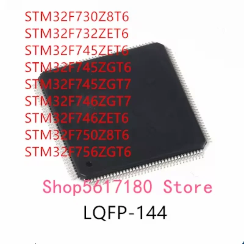 10 шт. STM32F730Z8T6 STM32F732ZET6 STM32F745ZET6 STM32F745ZGT6 STM32F745ZGT7 STM32F746ZGT7 STM32F746ZET6 STM32F750Z8T6 STM32F756
10 шт. STM32F730Z8T6 STM32F732ZET6 STM32F745ZET6 STM32F745ZGT6 STM32F745ZGT7 STM32F746ZGT7 STM32F746ZET6 STM32F750Z8T6 STM32F756