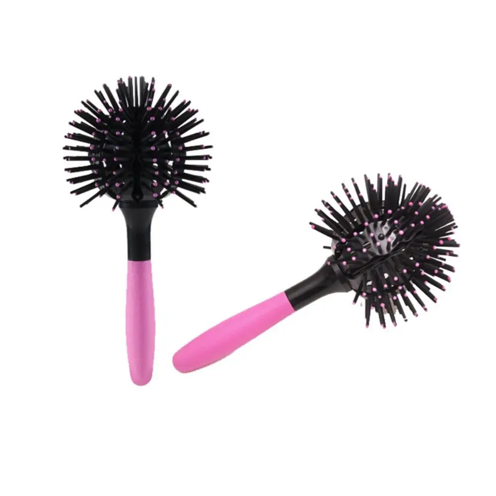 Пластиковые 3D круглые щетки для волос, расческа, розовая сферическая 360-градусная шариковая расческа, массажная антистатическая круглая расческа для вьющихся волос, салон
Пластиковые 3D круглые щетки для волос, расческа, розовая сферическая 360-градусная шариковая расческа, массажная антистатическая круглая расческа для вьющихся волос, салон