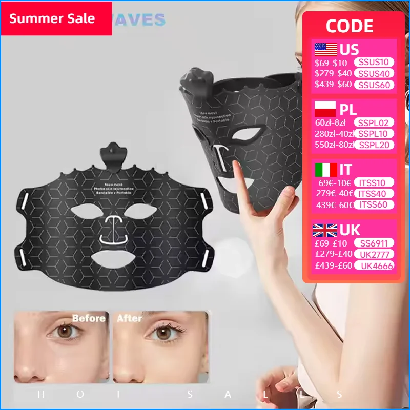 Led Mask Face Red Light Therapy 240 Lamp Beads Silicone Material Adjustment Face Luminotherapy For Photon Skin Rejuvenation
Led Mask Face Red Light Therapy 240 Lamp Beads Silicone Material Adjustment Face Luminotherapy For Photon Skin Rejuvenation