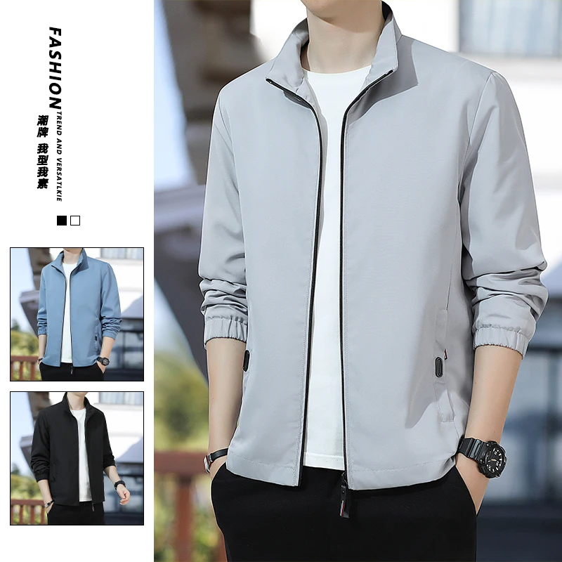 Men's Spring Autumn Fashion Stand up collar Sports and Leisure Jacket Outdoor Cycling Sports Windproof Breathable Warm Jacket
Men's Spring Autumn Fashion Stand up collar Sports and Leisure Jacket Outdoor Cycling Sports Windproof Breathable Warm Jacket