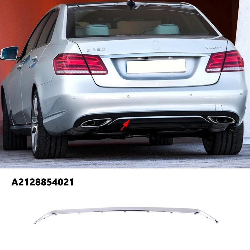 Хромированная отделка для заднего бампера Mercedes Benz E Class W212 E350 E400 E200 E260 E320, диффузор спойлера A2128854021
Хромированная отделка для заднего бампера Mercedes Benz E Class W212 E350 E400 E200 E260 E320, диффузор спойлера A2128854021