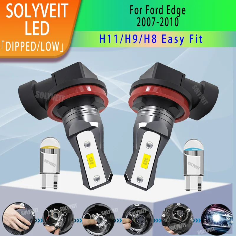 Strong and bright: 6000K white journey simple to set up 4500LM H11 LED Car Headlamps Low Beam For Ford Edge 2007 2008 2009 2010
Strong and bright: 6000K white journey simple to set up 4500LM H11 LED Car Headlamps Low Beam For Ford Edge 2007 2008 2009 2010