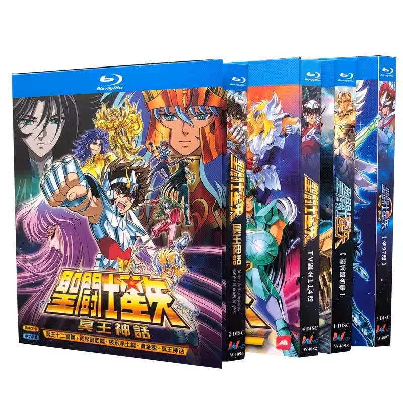 BD Blu-ray: Аниме «Святой Сэйя» (фильм) + все 97 серий + все 114 серий телесериала + мифология Хадеса, 10 дисков
BD Blu-ray: Аниме «Святой Сэйя» (фильм) + все 97 серий + все 114 серий телесериала + мифология Хадеса, 10 дисков