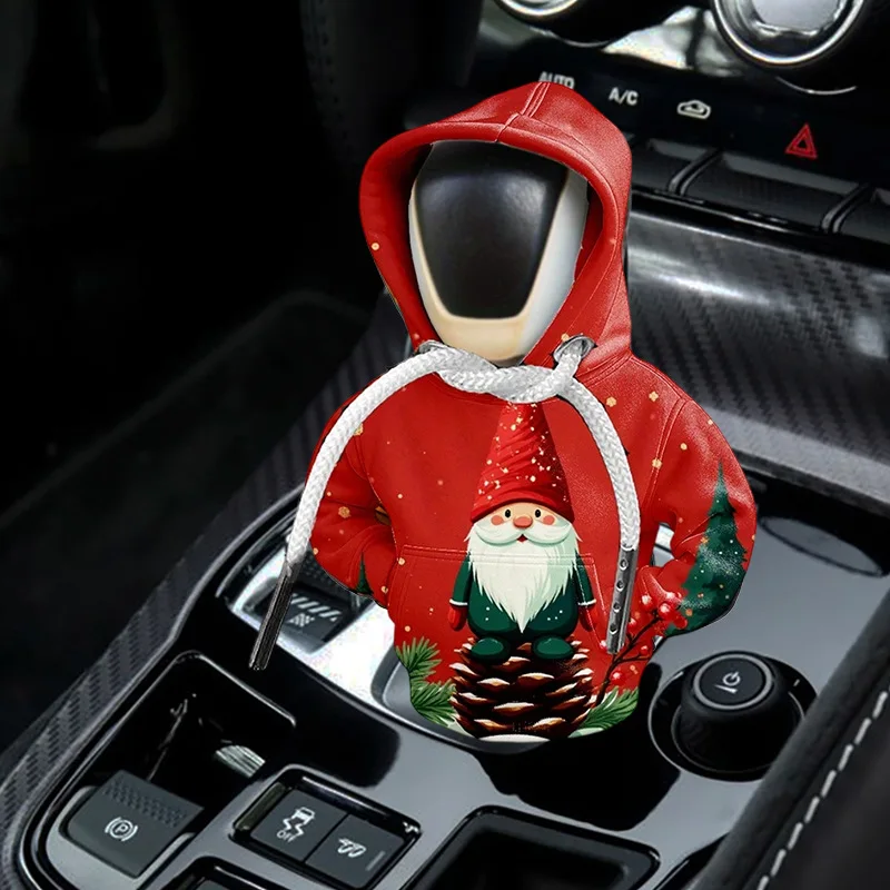 Universal Car Gear Shift Cover - Polyester Material, Christmas Atmosphere Santa Cartoon Print, Hoodie Design
Universal Car Gear Shift Cover - Polyester Material, Christmas Atmosphere Santa Cartoon Print, Hoodie Design