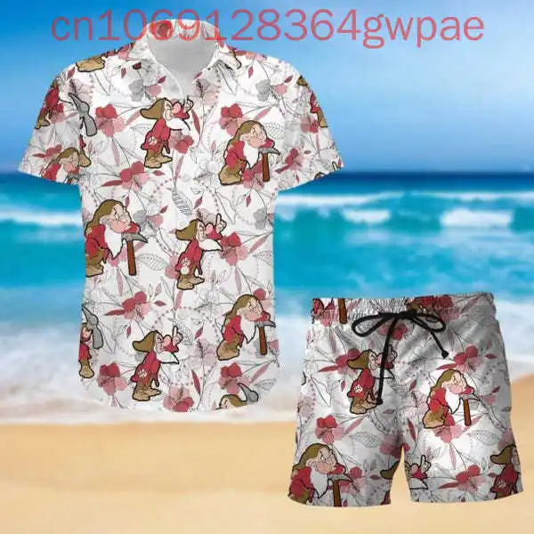Disney Grumpy Tropical Мужская и женская рубашка на пуговицах Grumpy Dwarf Летняя короткая гавайская рубашка с героями мультфильмов Seven Dwarfs Пляжный короткий костюм
Disney Grumpy Tropical Мужская и женская рубашка на пуговицах Grumpy Dwarf Летняя короткая гавайская рубашка с героями мультфильмов Seven Dwarfs Пляжный короткий костюм