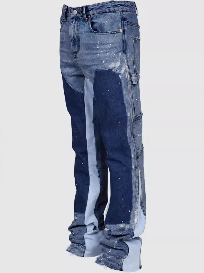 Men's mid Waist Straight Leg Denim Work Pants Casual Loose Fit Vintage Sle Cargo Trousers Chinese Manufacturer
Men's mid Waist Straight Leg Denim Work Pants Casual Loose Fit Vintage Sle Cargo Trousers Chinese Manufacturer