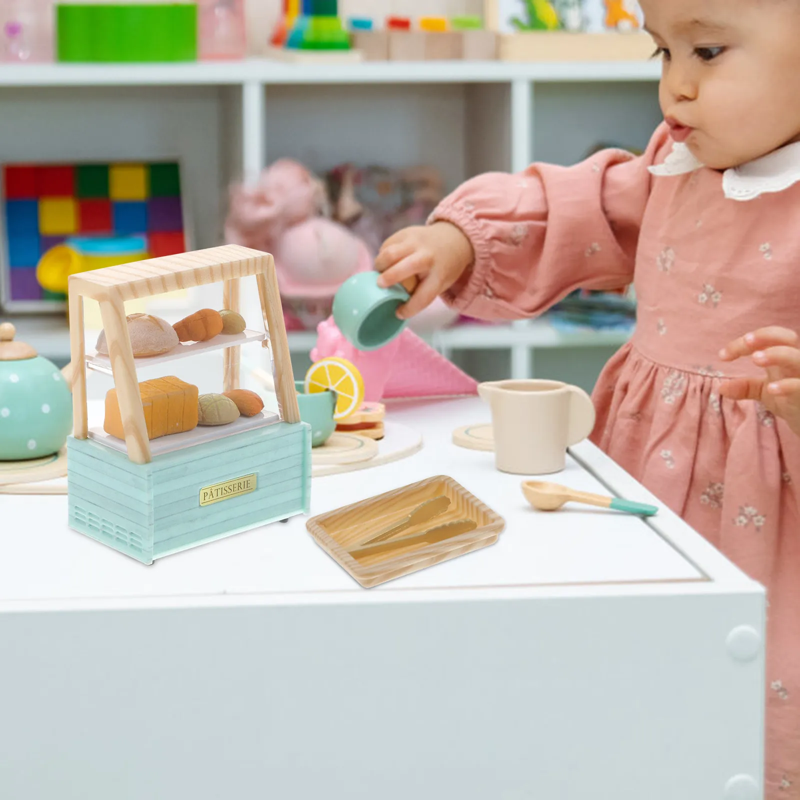 1Set Mini Bread Display Cabinet for Mini House Decoration Micro Landscape DIY Kitchen Scene Prop Small Display Shelf Tiny House
1Set Mini Bread Display Cabinet for Mini House Decoration Micro Landscape DIY Kitchen Scene Prop Small Display Shelf Tiny House