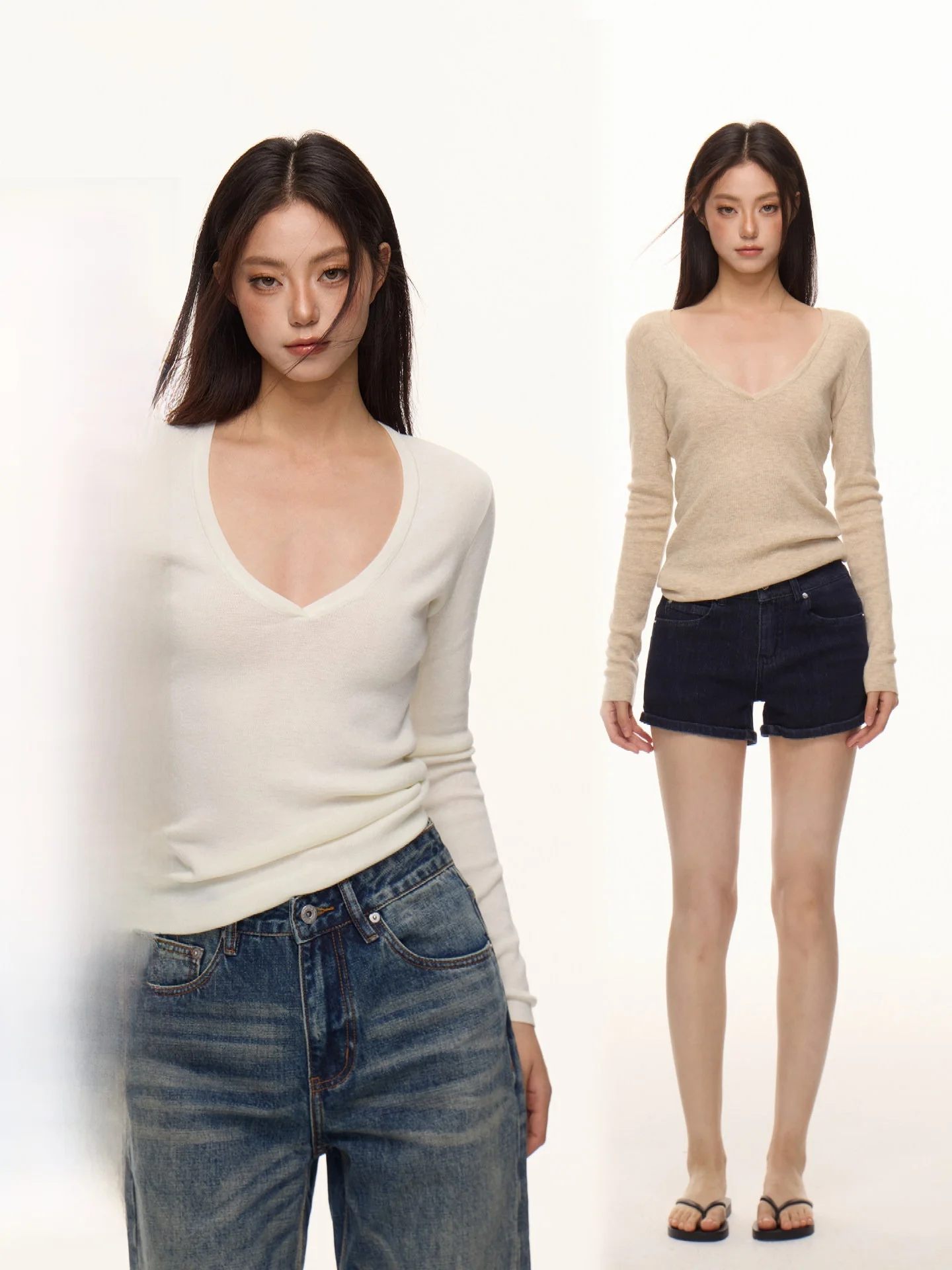 Nova B Women's Slim Fit V-Neck T-Shirt with Puffy Sleeves Base Layer Top Casual Style Spring Season Inner Wear White Color
Nova B Women's Slim Fit V-Neck T-Shirt with Puffy Sleeves Base Layer Top Casual Style Spring Season Inner Wear White Color
