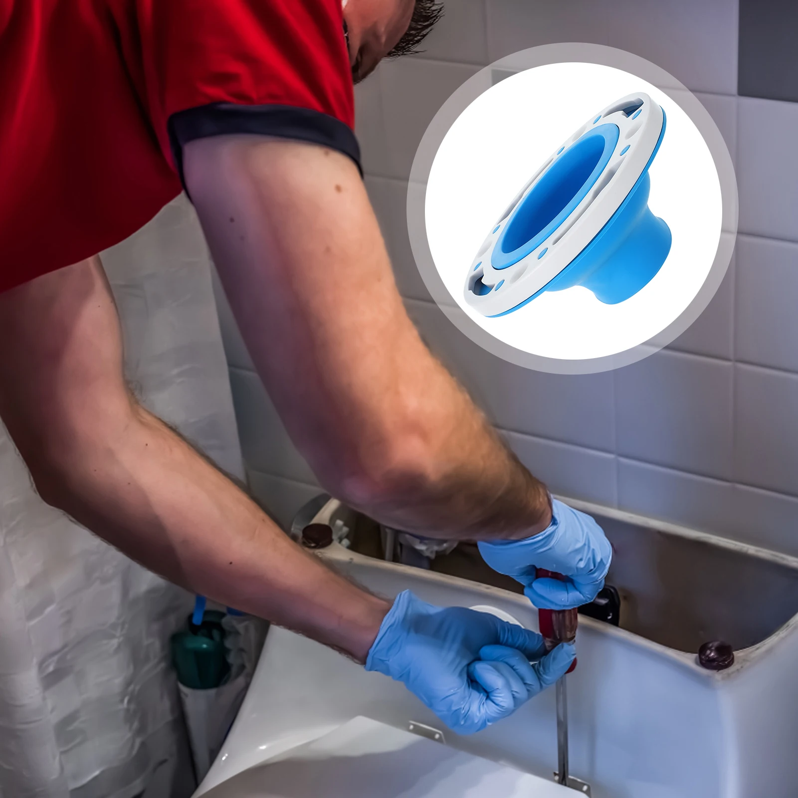 Smart Toilet Sealing Ring Blue Silica Gel Universal Bowl Gasket Bathroom Supply Leak Proof Excellent Seal Sturdy Material
Smart Toilet Sealing Ring Blue Silica Gel Universal Bowl Gasket Bathroom Supply Leak Proof Excellent Seal Sturdy Material