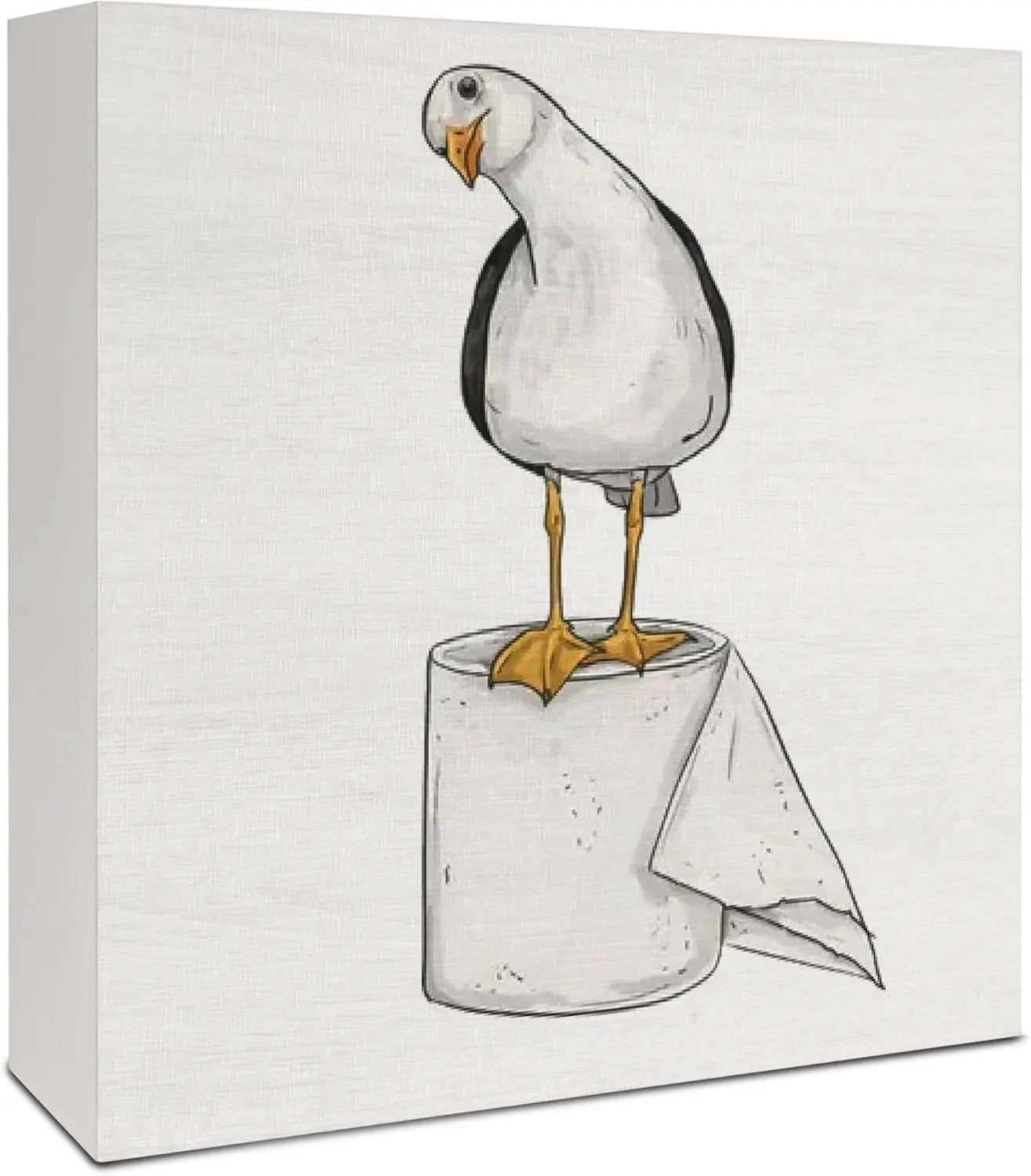 Seagull Beach Bathroom Decor Wooden Box Sign, Funny Coastal Sign for Toilet Counter Shelf, 5x5 Inch
Seagull Beach Bathroom Decor Wooden Box Sign, Funny Coastal Sign for Toilet Counter Shelf, 5x5 Inch