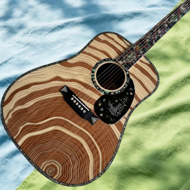 Collection Grade D300 Acoustic Guitar Full Single Carved Head Morra Star Wutong Tree Cross Section AAA Spruce Panel FreeDelivery
Collection Grade D300 Acoustic Guitar Full Single Carved Head Morra Star Wutong Tree Cross Section AAA Spruce Panel FreeDelivery