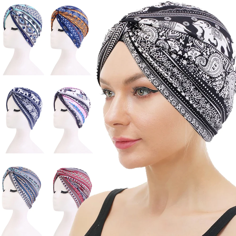 New Fashion Women Floral Knot Turban Hat Scarf Cancer Chemo Beanies Cap Head Wrap Headwear Hair Loss Cover Muslim Hijab Bonnet
New Fashion Women Floral Knot Turban Hat Scarf Cancer Chemo Beanies Cap Head Wrap Headwear Hair Loss Cover Muslim Hijab Bonnet