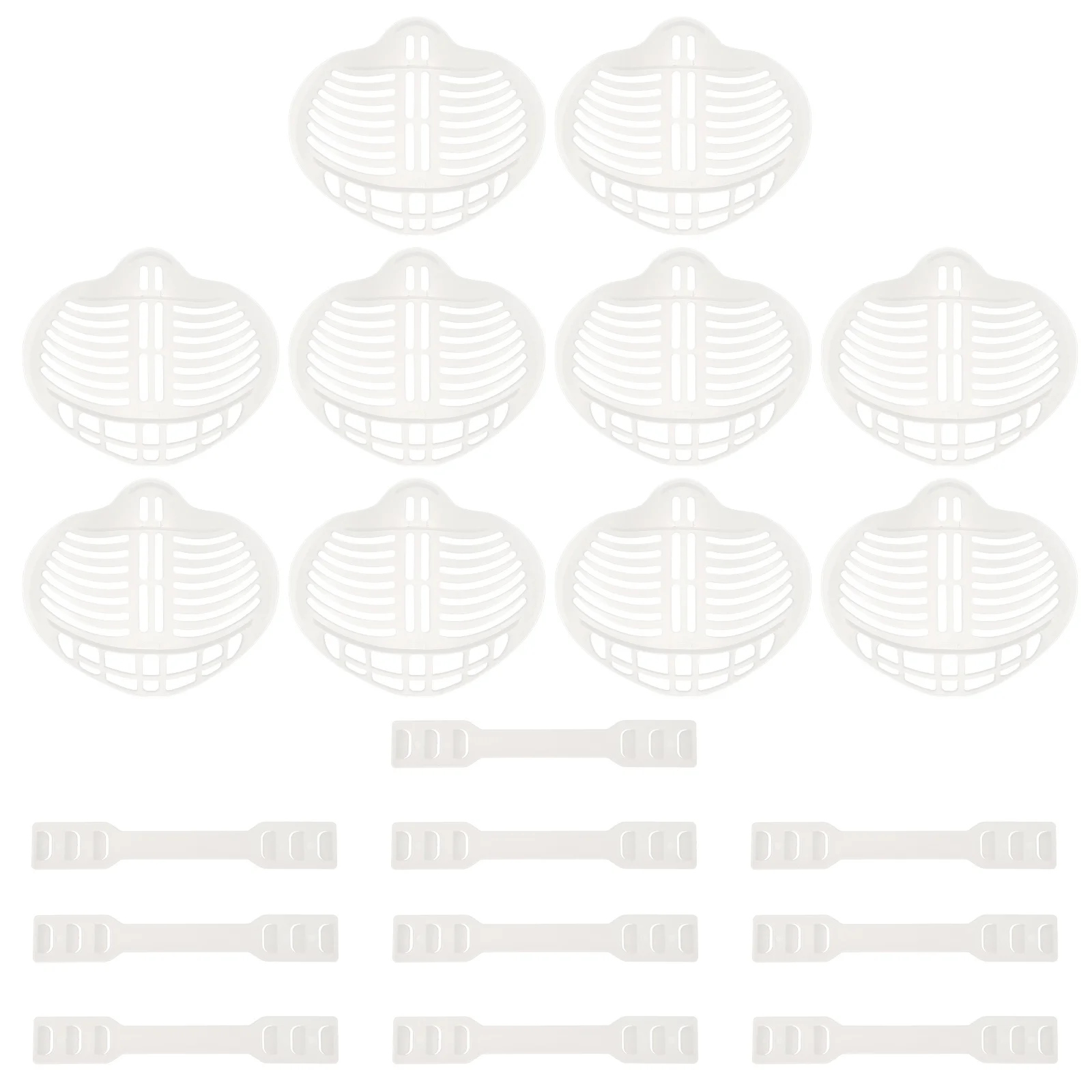 10Pcs Mask Holder 3D Bracket Adjustable Band Support Frame Inner Face MaskBracket For Men Women Breathing
10Pcs Mask Holder 3D Bracket Adjustable Band Support Frame Inner Face MaskBracket For Men Women Breathing