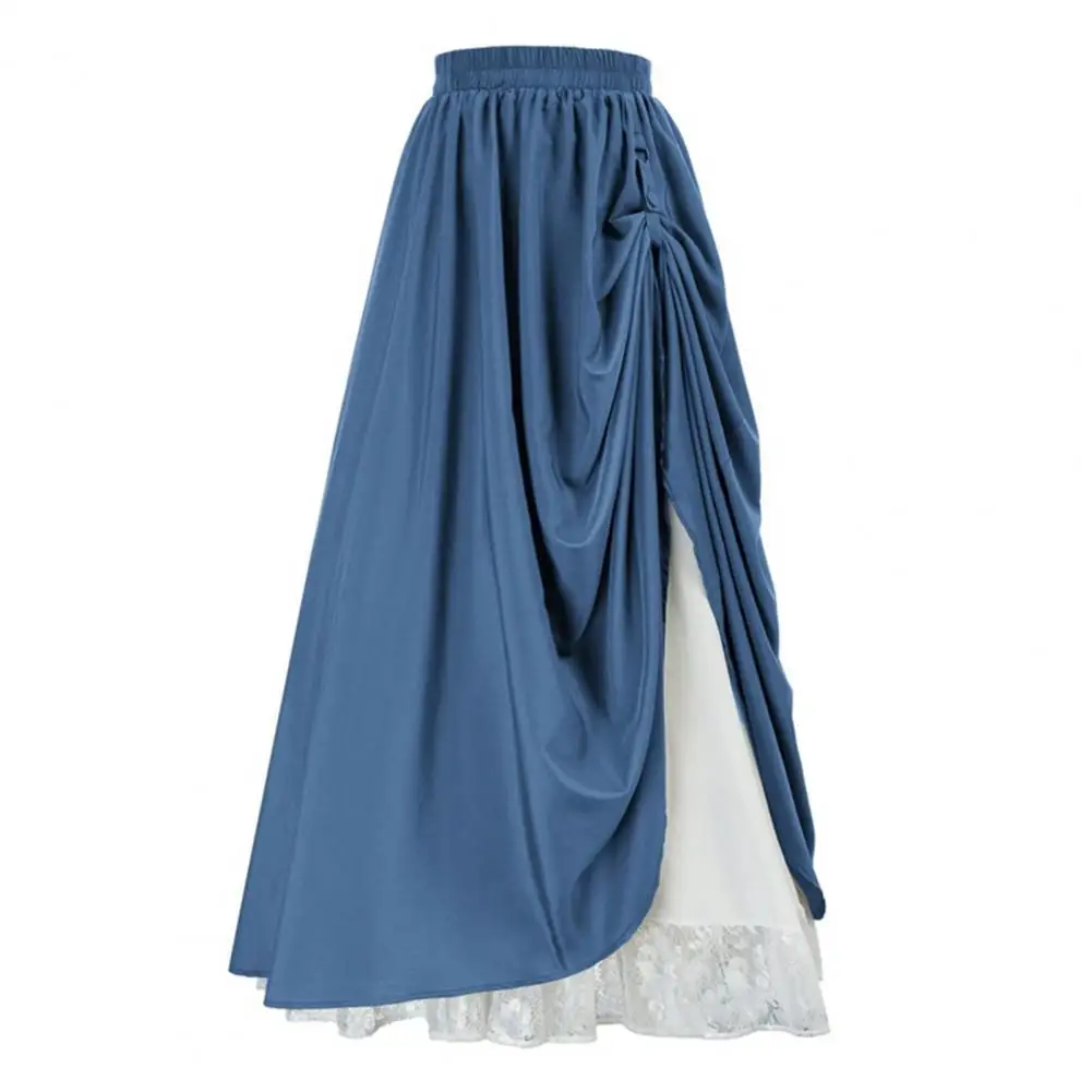 Women Retro Medieval Elastic Lace High Waist Boho Maxi Skirt Casual Drawstring A Line Backless Vintage Bodycon Dress
Women Retro Medieval Elastic Lace High Waist Boho Maxi Skirt Casual Drawstring A Line Backless Vintage Bodycon Dress
