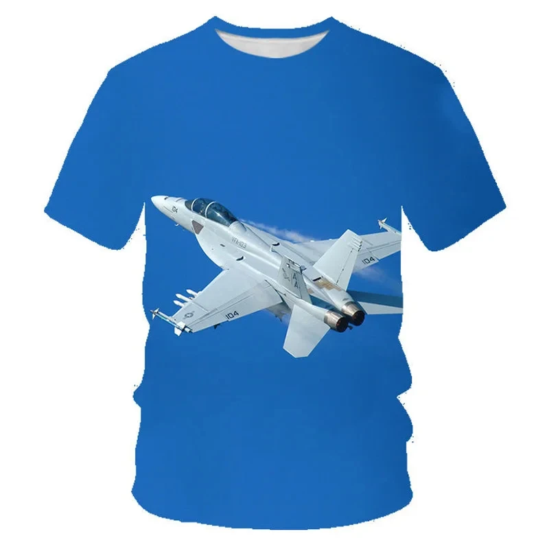 3D Printing Aircraft Fighter Graphic T Shirt For Men Womens Summer Casual Short Sleeve Tee Tops Kids Boys Girls Streetwear
3D Printing Aircraft Fighter Graphic T Shirt For Men Womens Summer Casual Short Sleeve Tee Tops Kids Boys Girls Streetwear