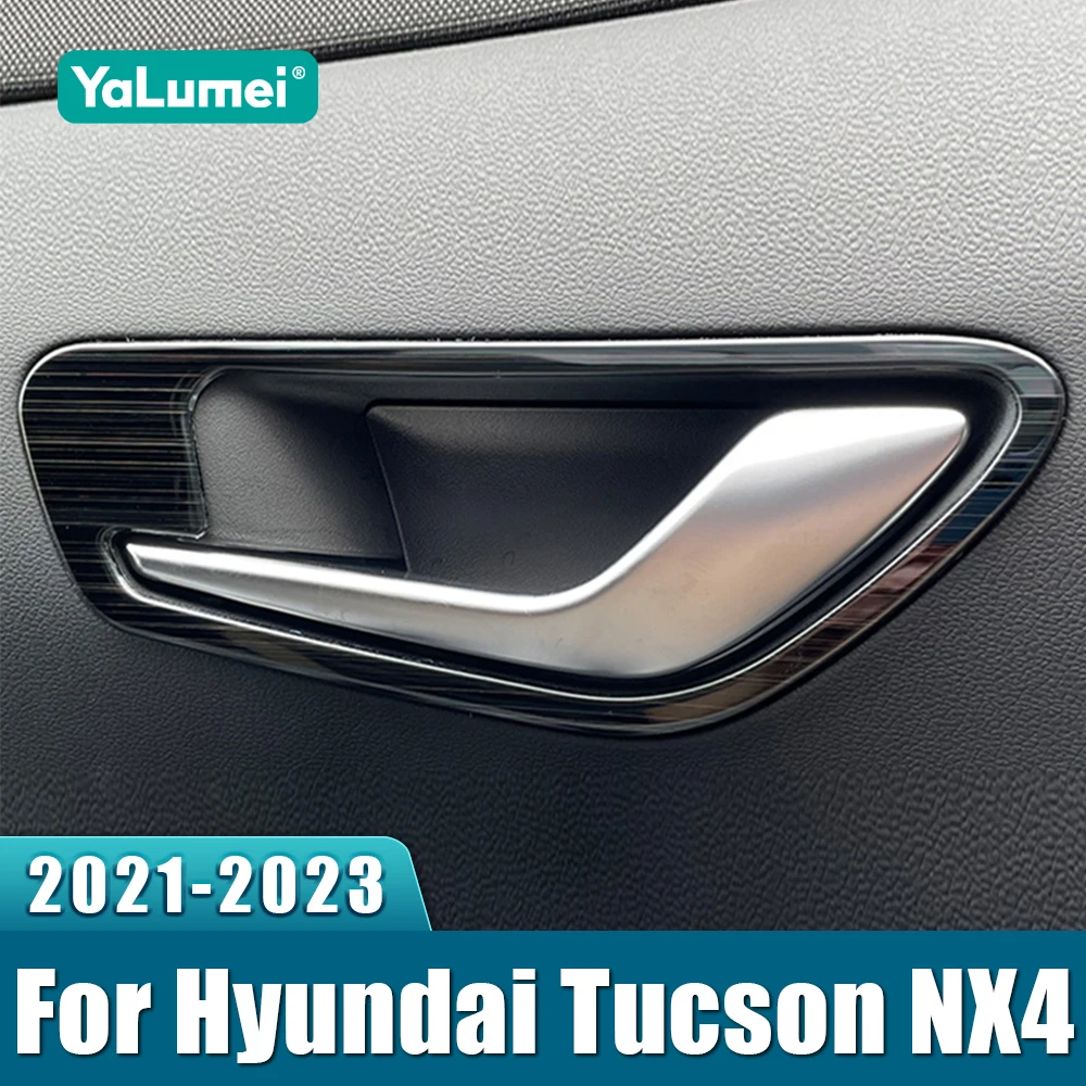 Для Hyundai Tucson NX4 2021 2022 2023 Hybrid N Line: накладка на внутреннюю ручку двери, рамка-облицовка, аксессуары из нержавеющей стали
Для Hyundai Tucson NX4 2021 2022 2023 Hybrid N Line: накладка на внутреннюю ручку двери, рамка-облицовка, аксессуары из нержавеющей стали