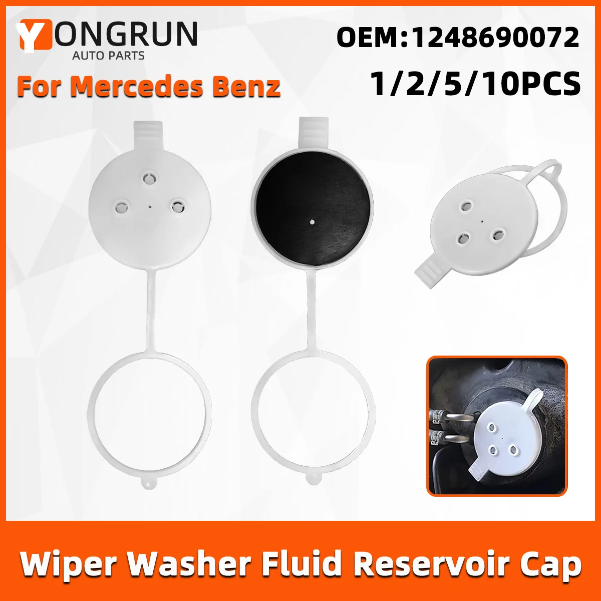 YONGRUN 1/2/5/10 шт. подходит для Mercedes Benz W123 W124 W126 W201 W208 W210 C215 1248690072 Крышка резервуара для жидкости для чистки автомобиля
YONGRUN 1/2/5/10 шт. подходит для Mercedes Benz W123 W124 W126 W201 W208 W210 C215 1248690072 Крышка резервуара для жидкости для чистки автомобиля