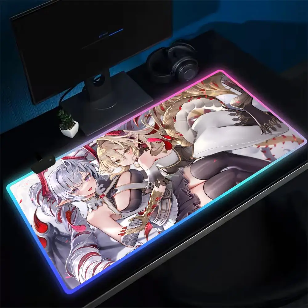 Коврик для мыши Super Shadowverse Worids Beyond, игровой коврик для мыши в стиле аниме, светодиодные настольные коврики с подсветкой, резиновые настольные коврики XXL RGB
Коврик для мыши Super Shadowverse Worids Beyond, игровой коврик для мыши в стиле аниме, светодиодные настольные коврики с подсветкой, резиновые настольные коврики XXL RGB