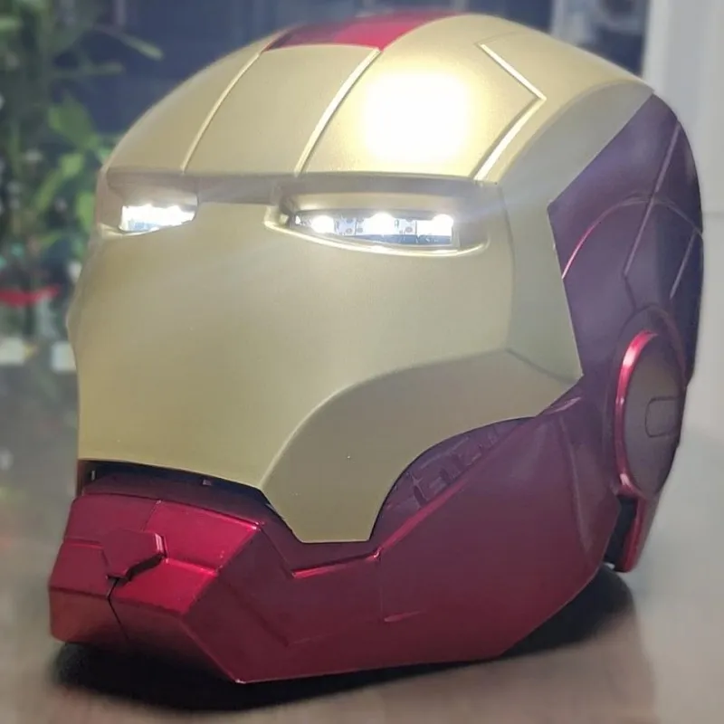 Anime Marvel Avengers Iron Man Helmet Cosplay 1:1 Light Led Ironman Mask Pvc Action Figure Toys Child Adult Gift
Anime Marvel Avengers Iron Man Helmet Cosplay 1:1 Light Led Ironman Mask Pvc Action Figure Toys Child Adult Gift