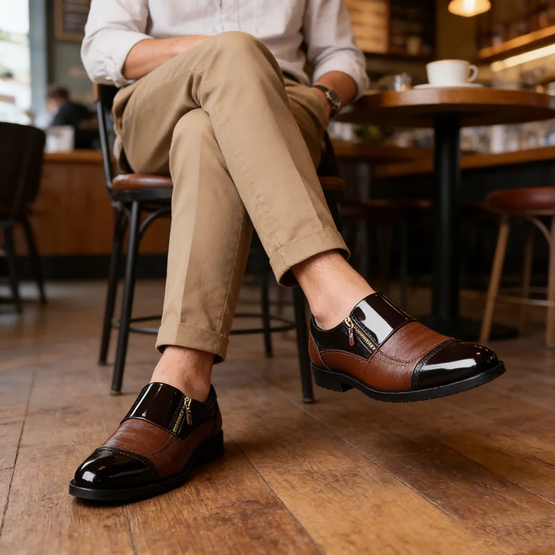 1 пара дышащей мужской обуви большого размера, деловые модельные туфли с острым носком, повседневная обувь с одной педалью, износостойкая обувь, 38-50 ярдов
1 пара дышащей мужской обуви большого размера, деловые модельные туфли с острым носком, повседневная обувь с одной педалью, износостойкая обувь, 38-50 ярдов