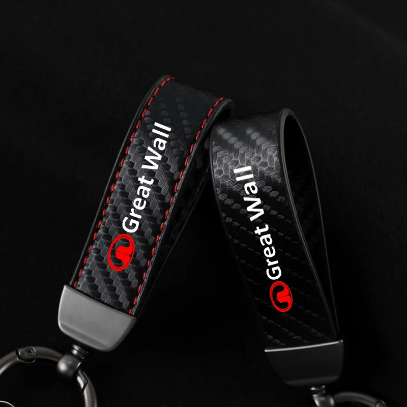 Carbon fiber Car Keychain KeyRings Leather key case For Great Wall Haval GWM UTE Tank Poer Voleex C10 C30 C50 Steed Wingle 5 7
Carbon fiber Car Keychain KeyRings Leather key case For Great Wall Haval GWM UTE Tank Poer Voleex C10 C30 C50 Steed Wingle 5 7