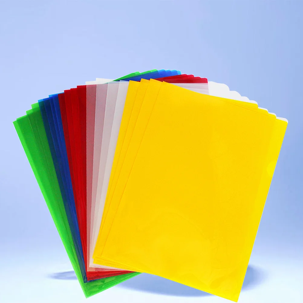 20 PCS L File Folder Transparent A4 Document Expanding Wallet Convenient Manage Holder
20 PCS L File Folder Transparent A4 Document Expanding Wallet Convenient Manage Holder