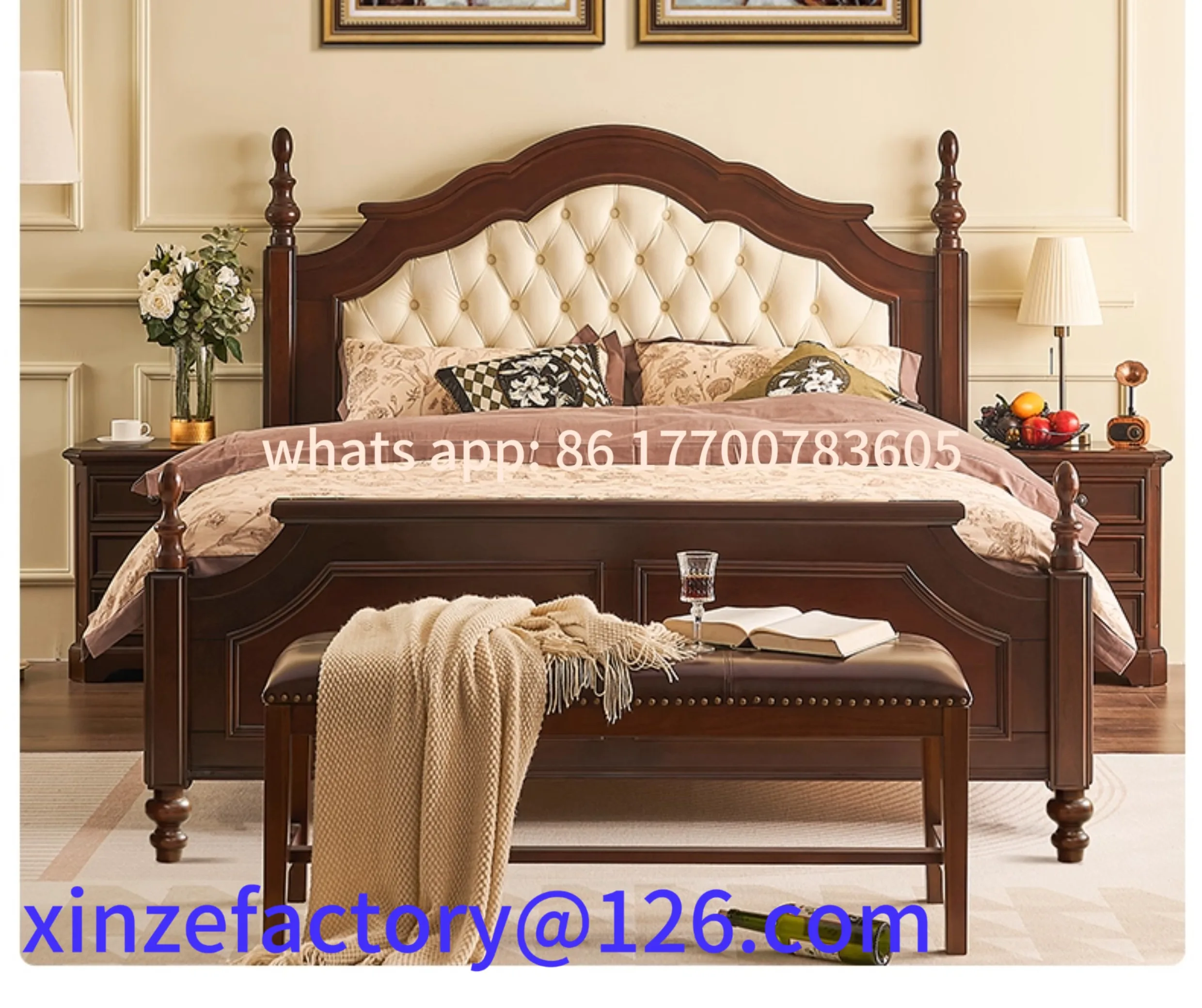 Customizable 1.8 meters double bed soft bag wedding bed master bedroom bed can be customized
Customizable 1.8 meters double bed soft bag wedding bed master bedroom bed can be customized