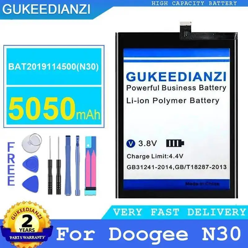 Mobile Phone Battery For Doogee N30 BAT2019114500 5050mAh Long-Lasting Performance High Compatibility
Mobile Phone Battery For Doogee N30 BAT2019114500 5050mAh Long-Lasting Performance High Compatibility