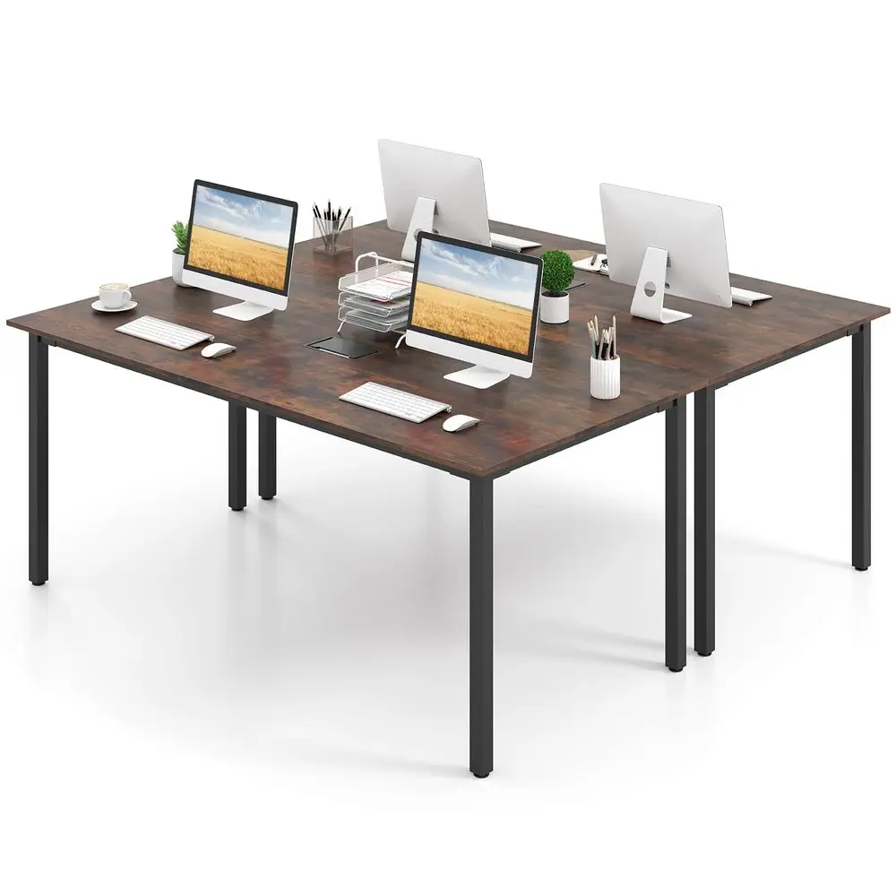 6 FT Conference Table for 810 People, Modern 71 L x 35.5 W Large Meeting Table with Metal Frames, Rectangle Conference Room Tab
6 FT Conference Table for 810 People, Modern 71 L x 35.5 W Large Meeting Table with Metal Frames, Rectangle Conference Room Tab
