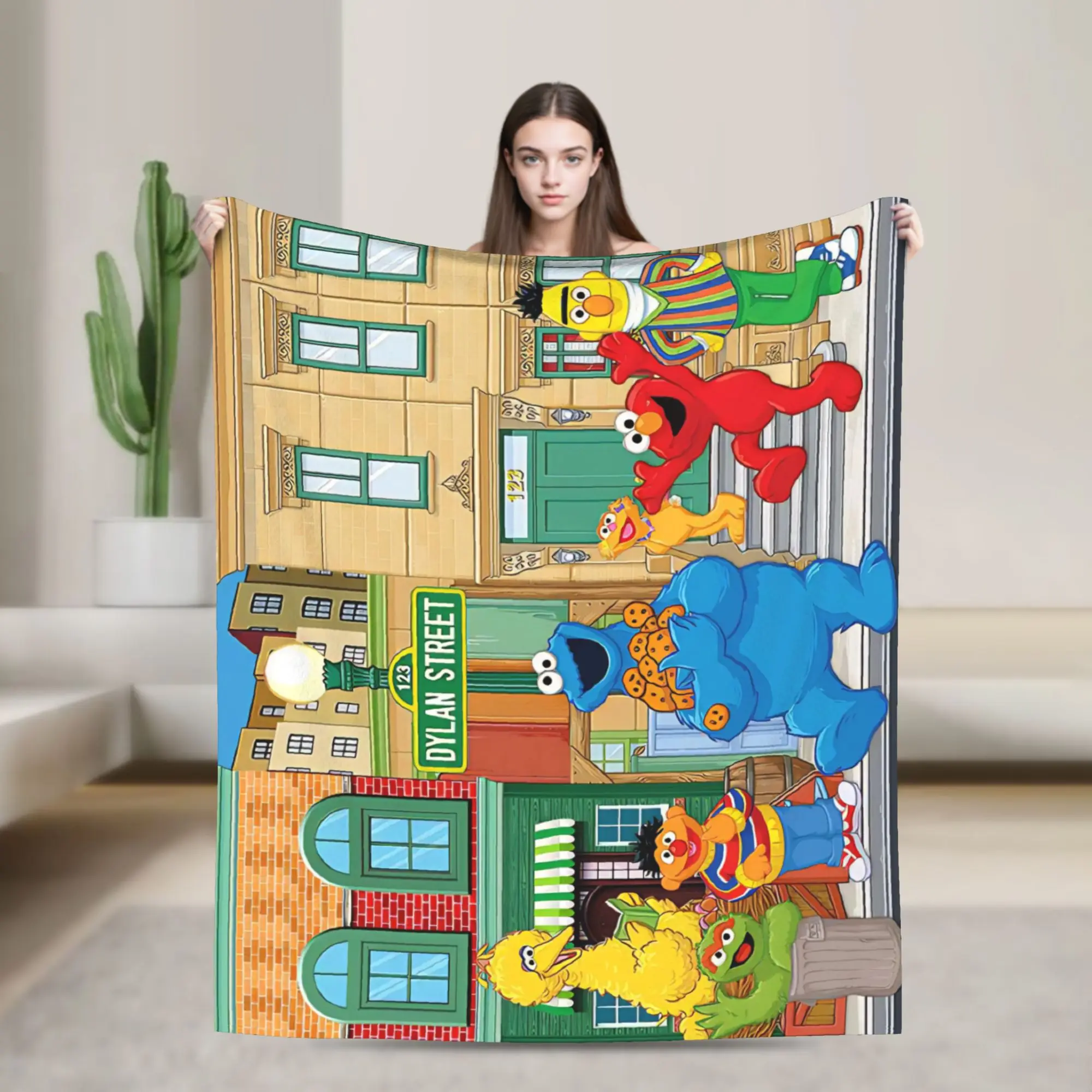 Sesame Street Cartoon Blankets Flannel Elmo Friends Lightweight Thin Throw Blanket for Bedroom Sofa Bedspread
Sesame Street Cartoon Blankets Flannel Elmo Friends Lightweight Thin Throw Blanket for Bedroom Sofa Bedspread