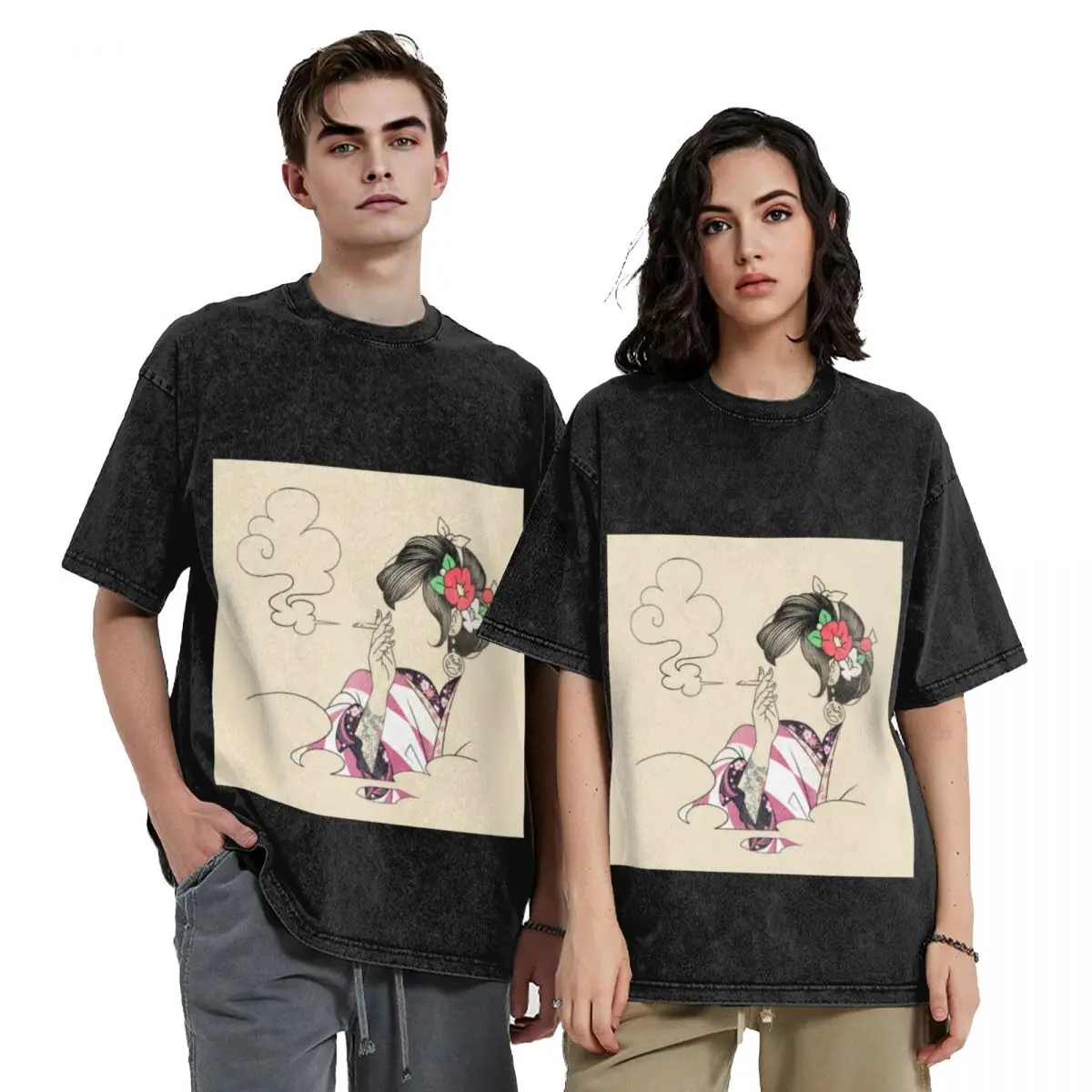 Japan girl smoking T-Shirt vintage graphic tee anime tshirt plus size tops T-shirts for men cotton
Japan girl smoking T-Shirt vintage graphic tee anime tshirt plus size tops T-shirts for men cotton