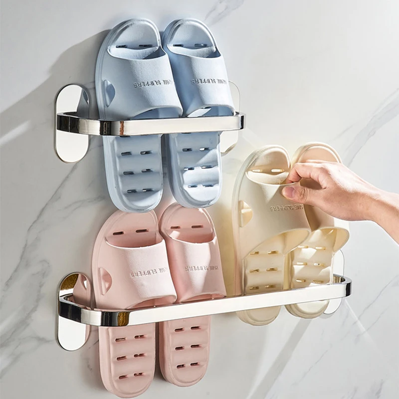 Stainless steel slipper rack, bathroom towel rack, wall-mounted, movable towel rack, hanging bathroom shelf set, bathroom
Stainless steel slipper rack, bathroom towel rack, wall-mounted, movable towel rack, hanging bathroom shelf set, bathroom