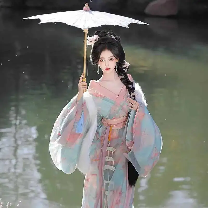 Chinese Hanfu Dress Women Vintage Hanfu War Robe Female Carnival Cosplay Costume Stage Hanfu Trailing Party Dress Hanfu Suits
Chinese Hanfu Dress Women Vintage Hanfu War Robe Female Carnival Cosplay Costume Stage Hanfu Trailing Party Dress Hanfu Suits